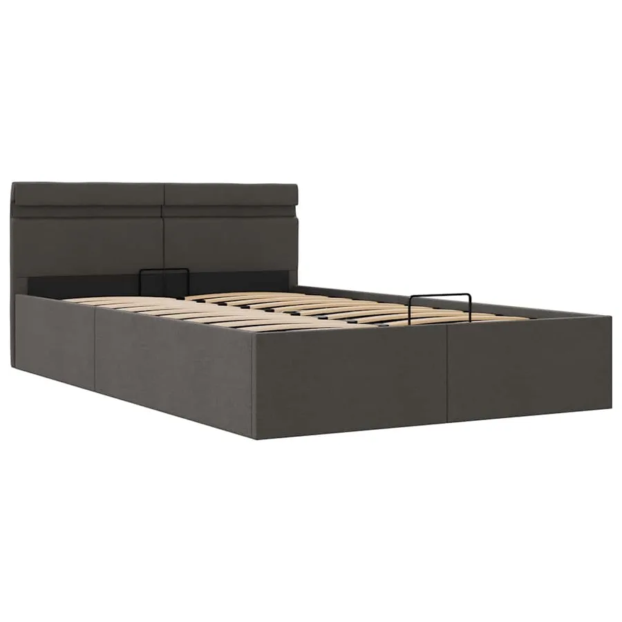 Cadre de lit à rangement hydraulique sans matelas 140x200 cm - 3
