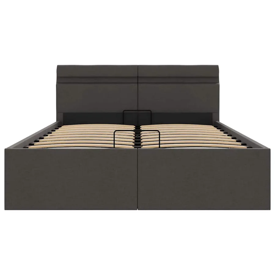 Cadre de lit à rangement hydraulique sans matelas 140x200 cm - 6