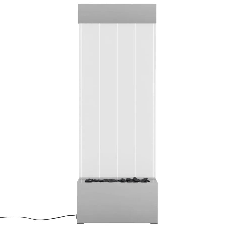 Colonne à bulles avec LED RVB Inox et acrylique 110 cm - 5