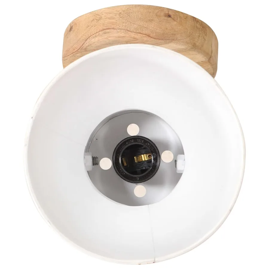 Lampe murale industrielle/de plafond 2 pcs Blanc 20x25 cm E27 - 6
