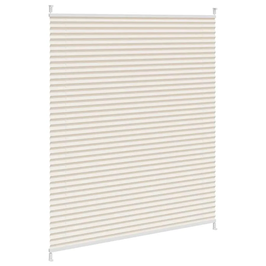Store plissé 110x125 cm Crème - 4