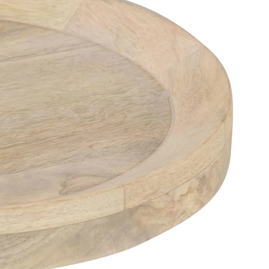 Table d'appoint Ø40x45 cm Bois de manguier massif - 3