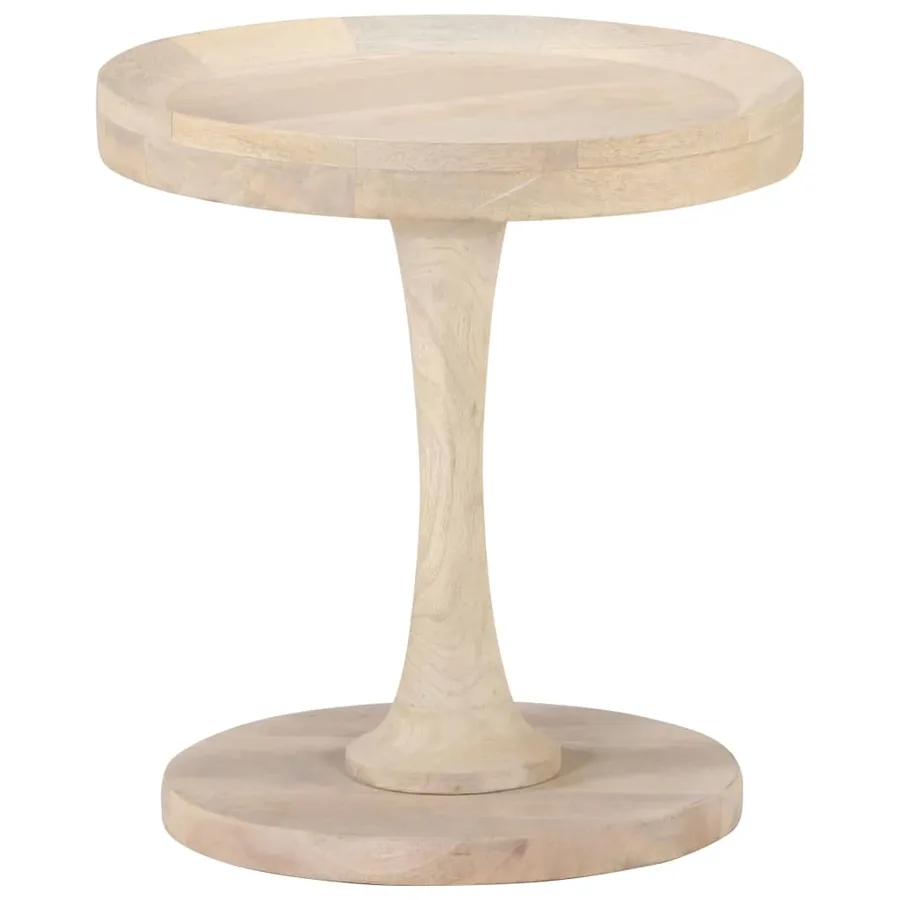 Table d'appoint Ø40x45 cm Bois de manguier massif - 6