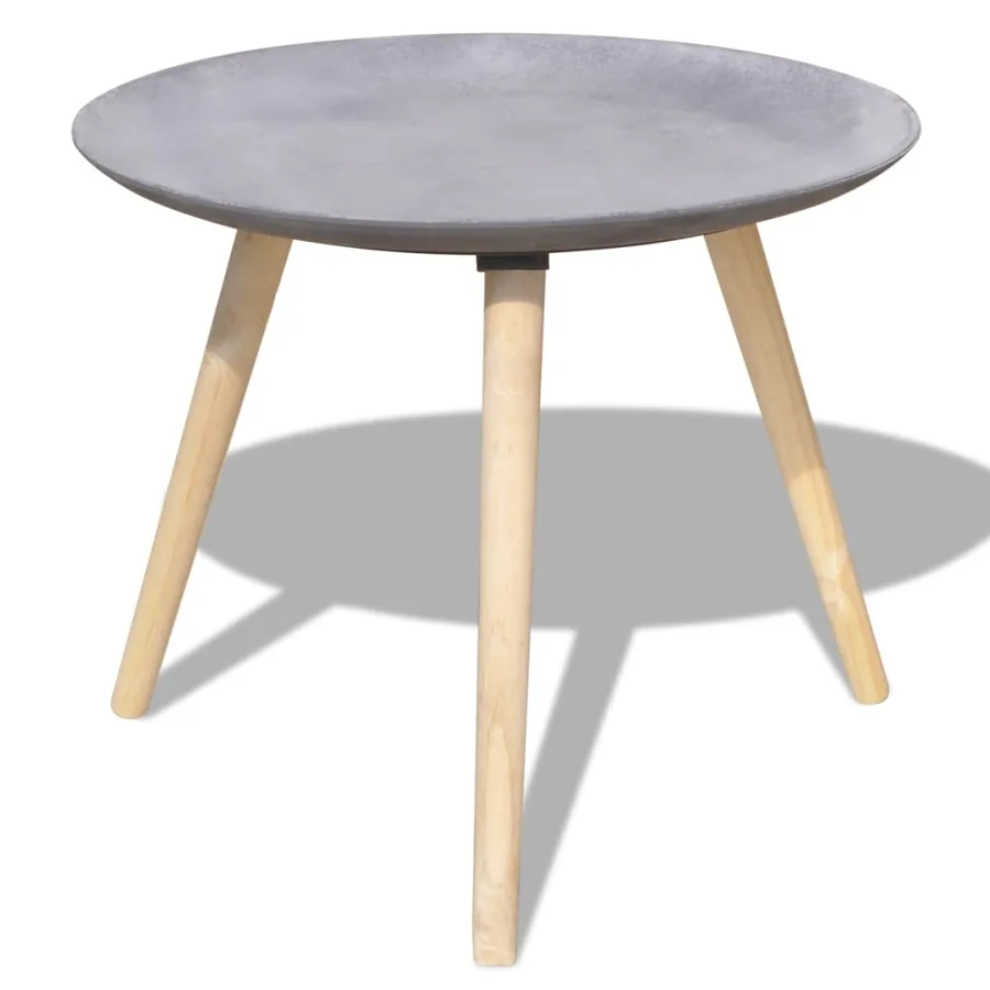 Ensemble de table d'appoint/table basse 2 pcs 55 cm et 44 cm - 2