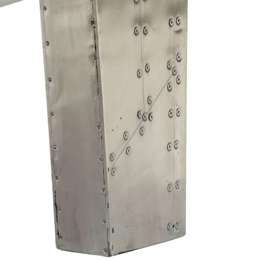 Table basse Aviator Style d'avion vintage Aluminium - 15