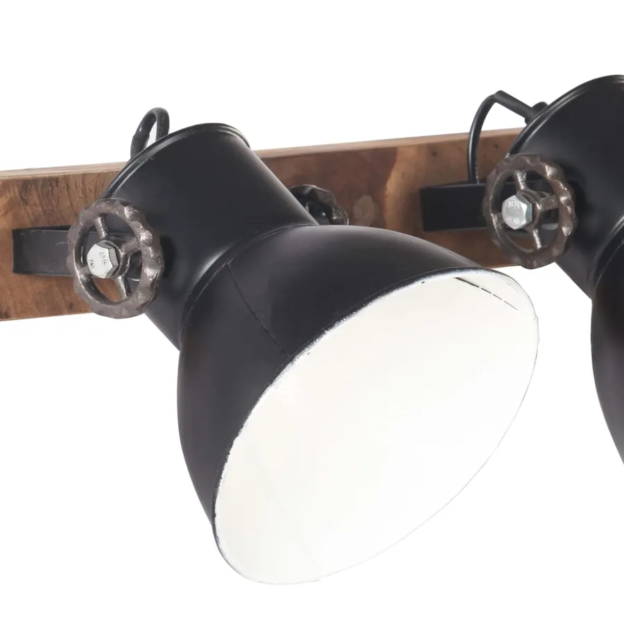Lampe murale industrielle Noir 65x25 cm E27 - 4