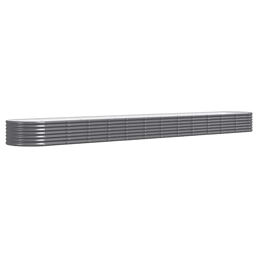 Lit surélevé de jardin Acier galvanisé Anthracite - 2