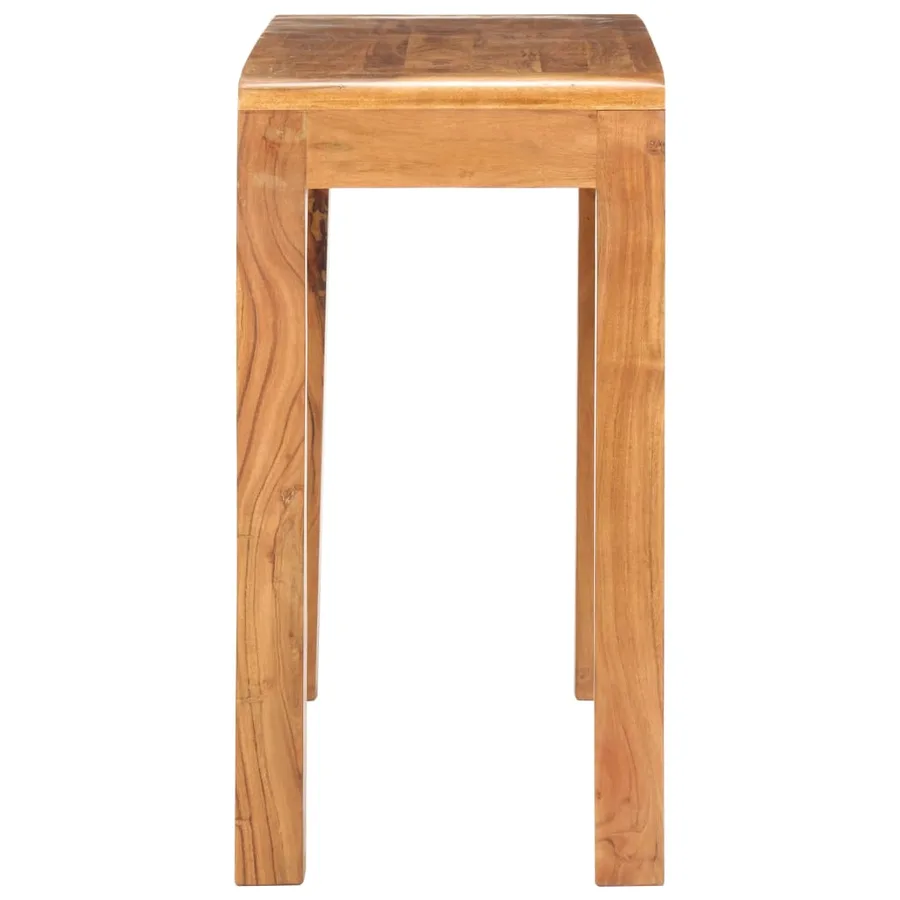 Table console 110x40x76cm Bois d'acacia massif et finition miel - 3