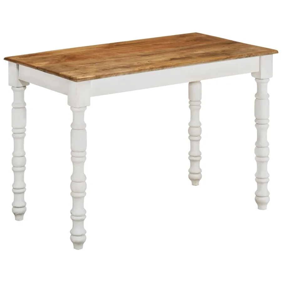 Table à dîner 110x60x76 cm Bois de manguier massif - 12