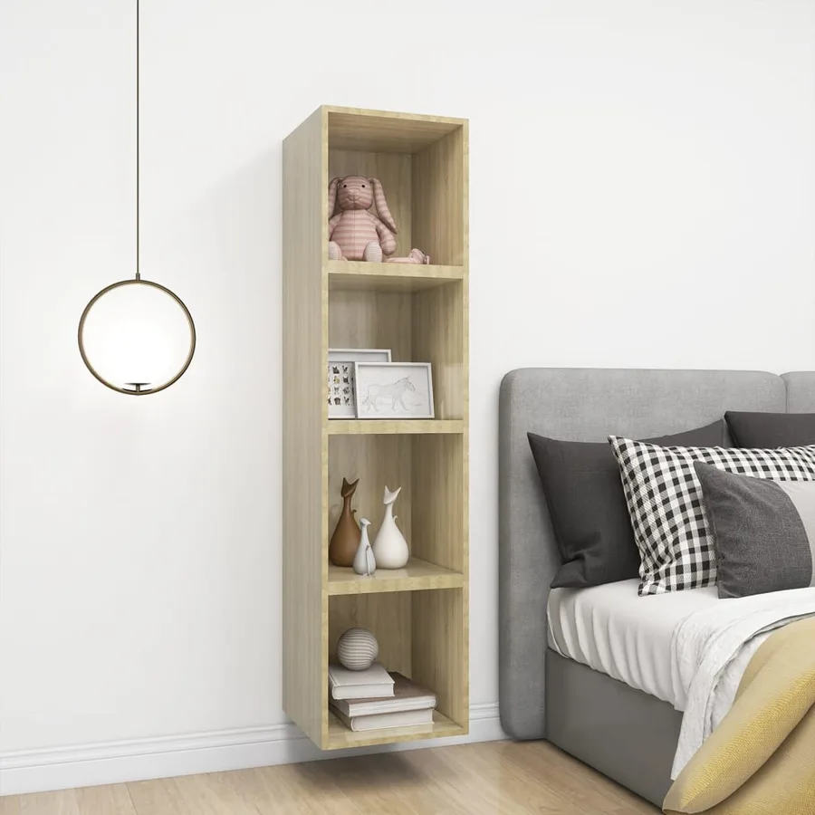 Armoire murale Chêne Sonoma 37x37x37 cm Bois d’ingénierie - 7