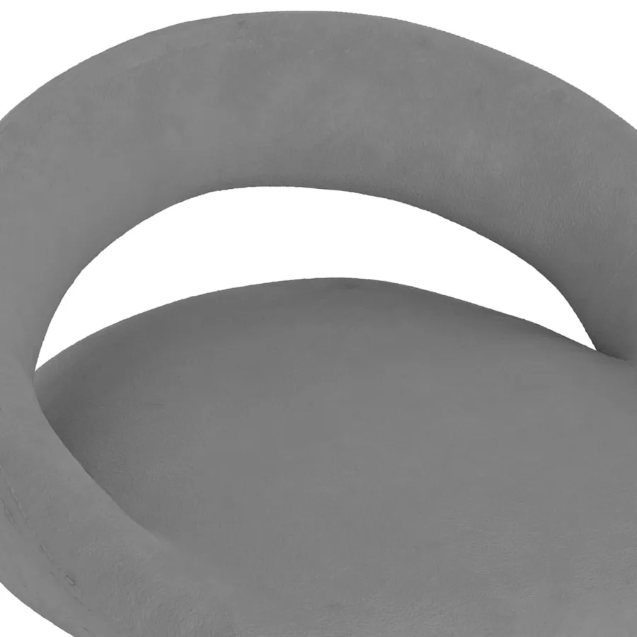 Tabourets de bar lot de 2 gris clair velours - 8