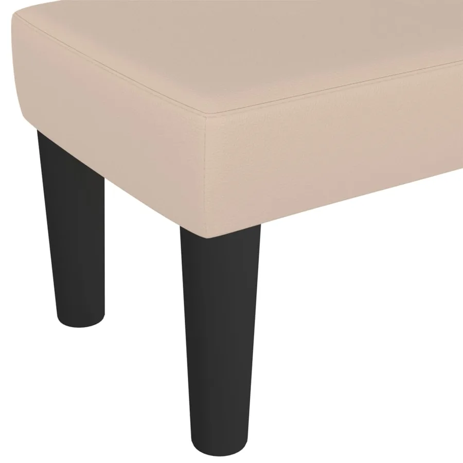 Banc Cappuccino 70x30x30 cm Similicuir - 5