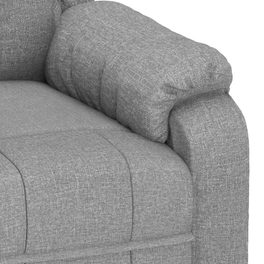 Fauteuil inclinable Gris clair Tissu - 7