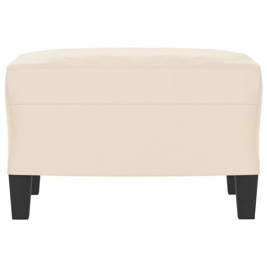 Repose-pied Beige 60x50x41 cm Tissu microfibre - 3