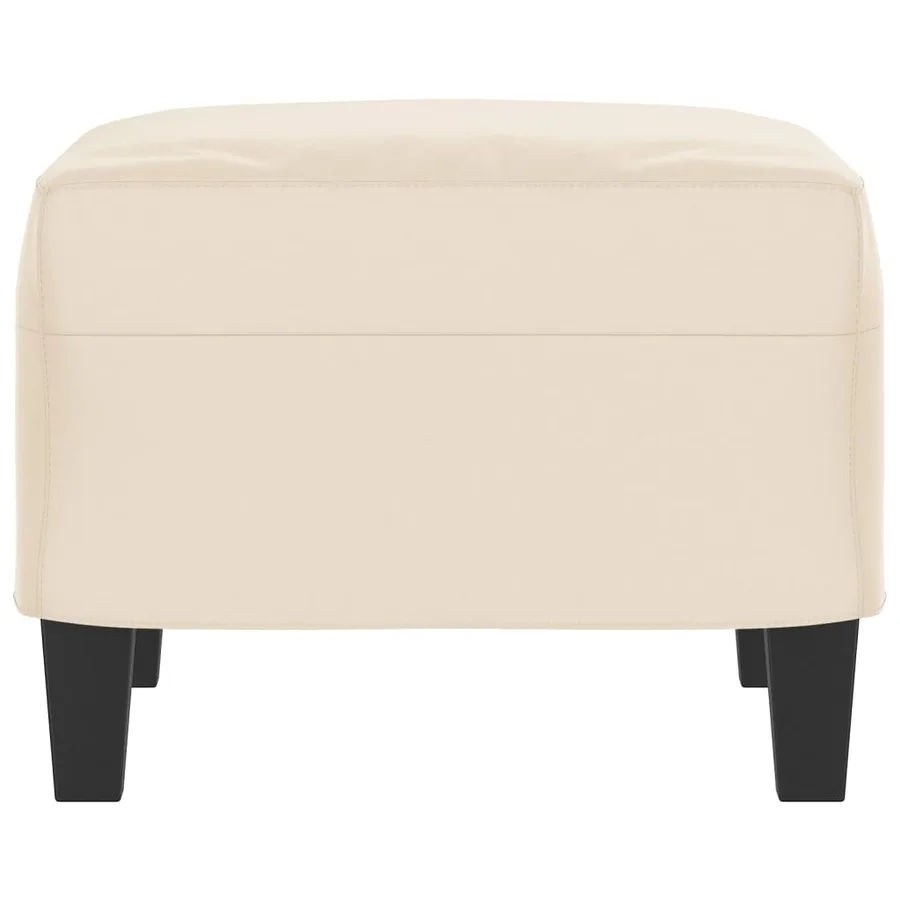 Repose-pied Beige 60x50x41 cm Tissu microfibre - 4