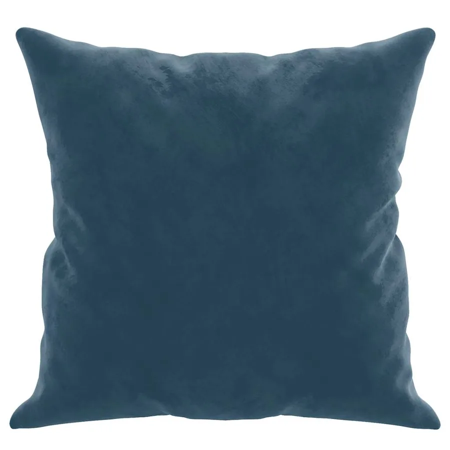Coussins décoratifs lot de 2 Bleu 40x40 cm Velours - 4