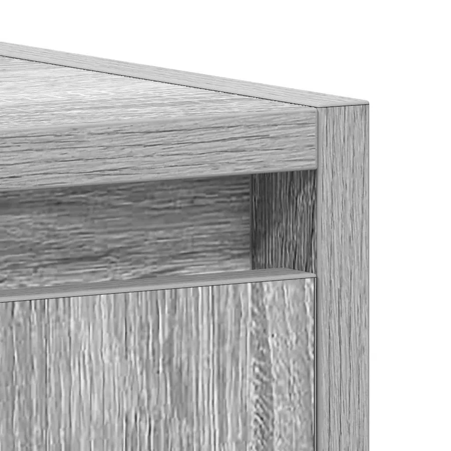 Armoire de bain Sonoma gris 60x33x61 cm Bois d'ingénierie - 10