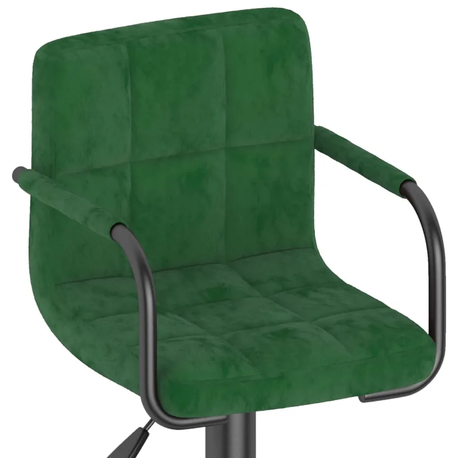 Tabouret de bar Vert foncé Velours - 7