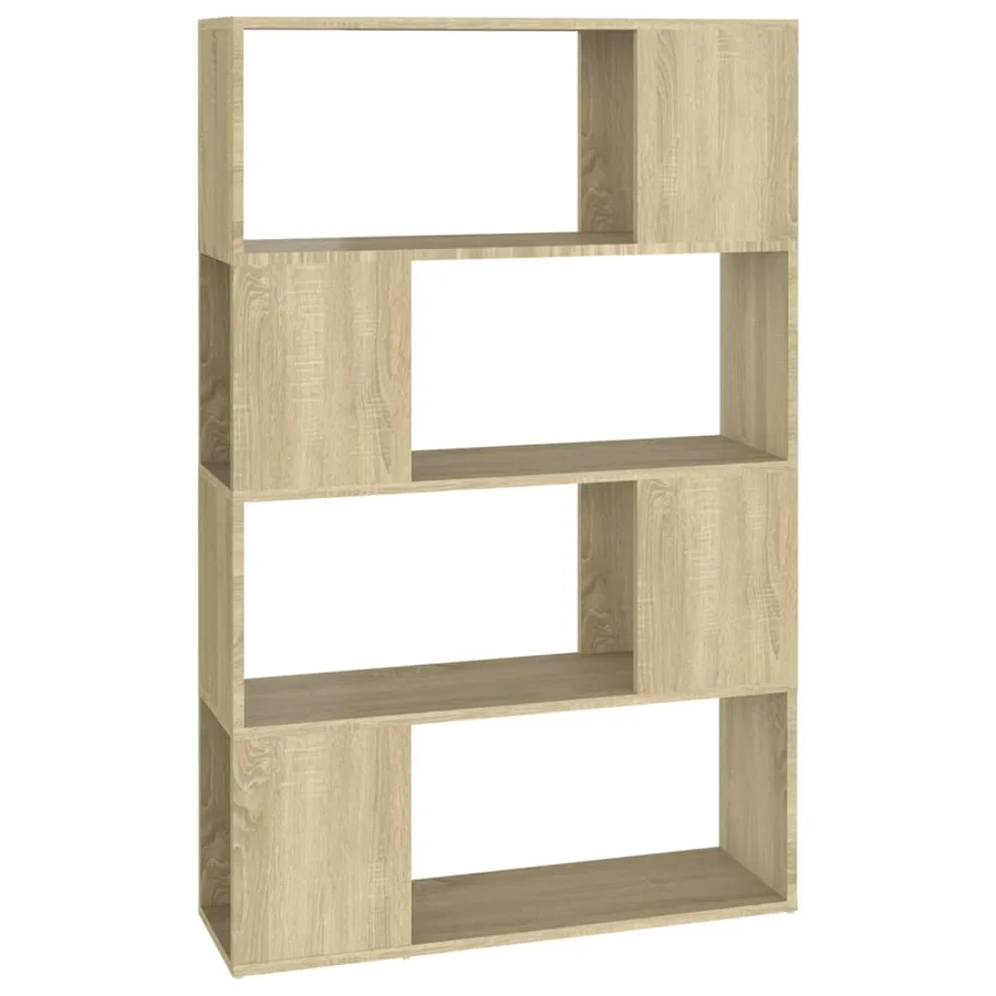 Bibliothèque/Séparateur de pièce Chêne Sonoma 80x24x124,5 cm - 2