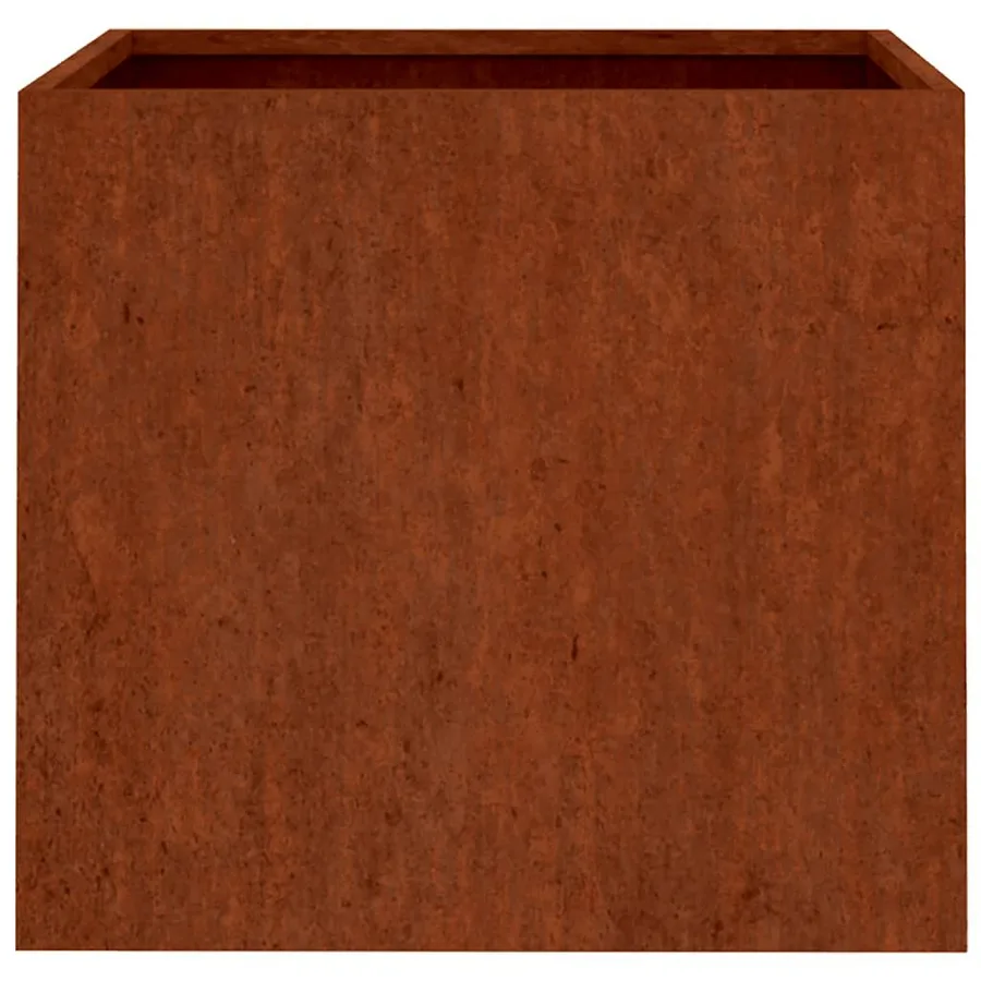 Jardinière 49x47x46 cm acier corten - 5