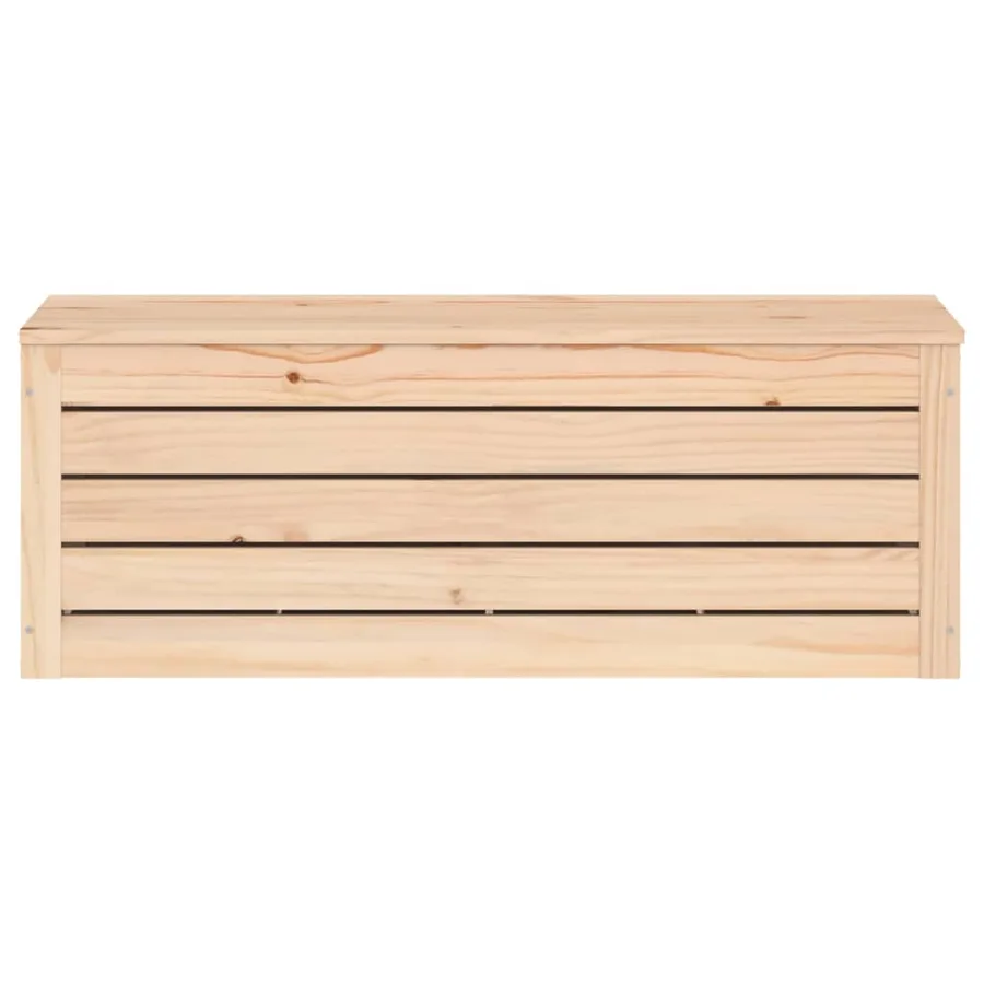 Boîte de rangement 89x36,5x33 cm Bois massif de pin - 5