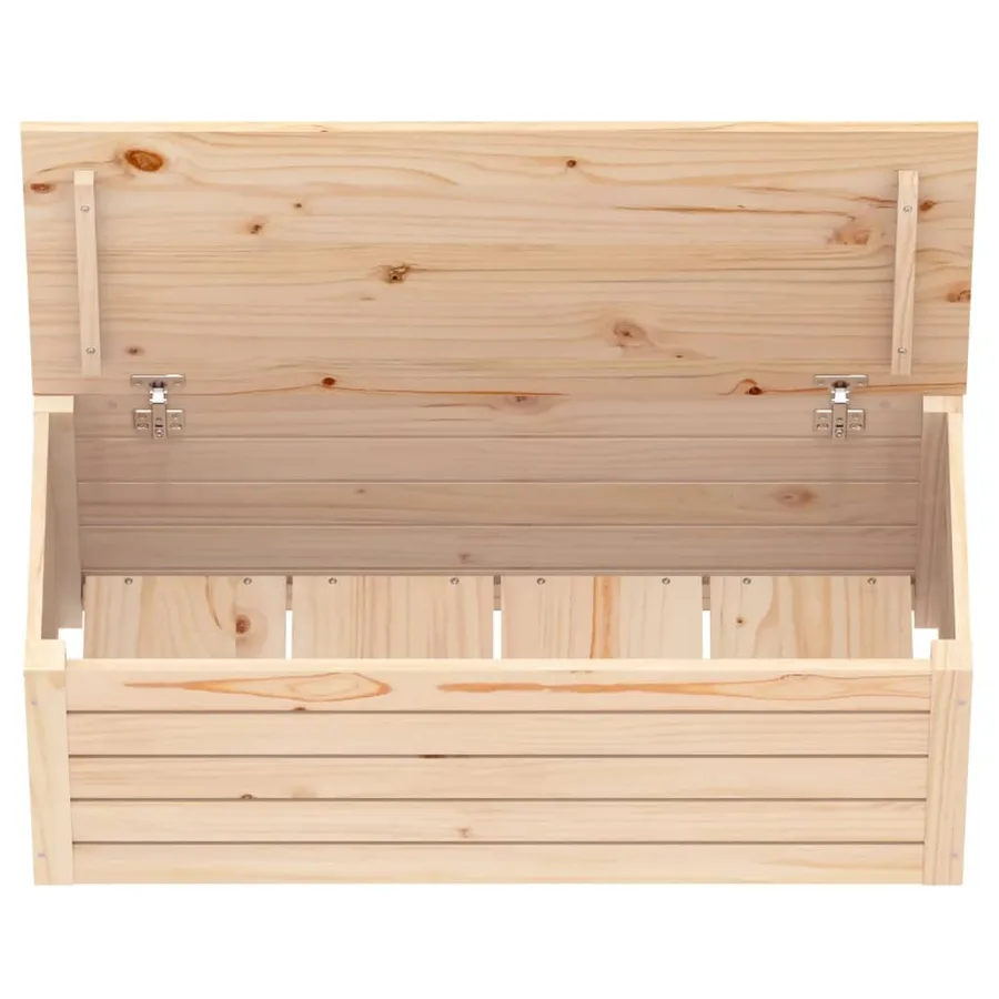 Boîte de rangement 89x36,5x33 cm Bois massif de pin - 7