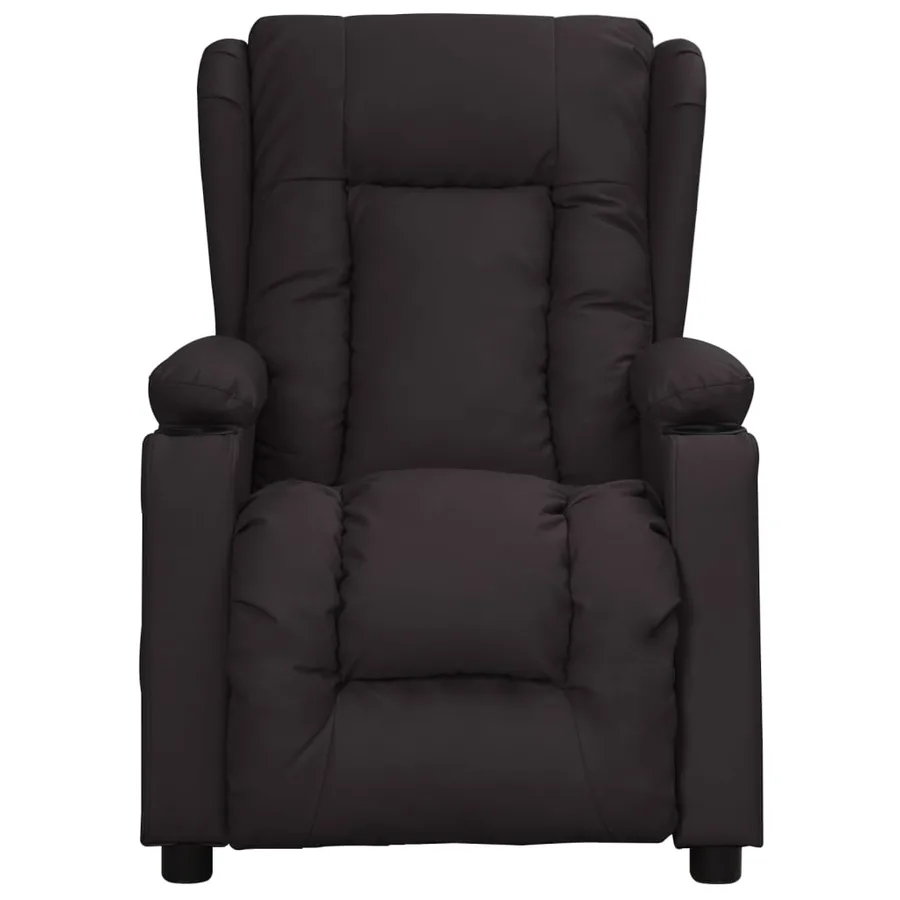 Fauteuil inclinable Noir Similicuir - 2
