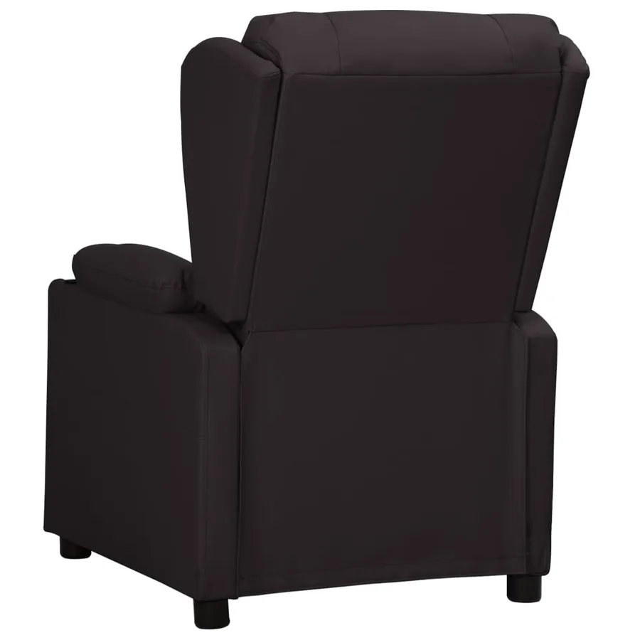 Fauteuil inclinable Noir Similicuir - 3