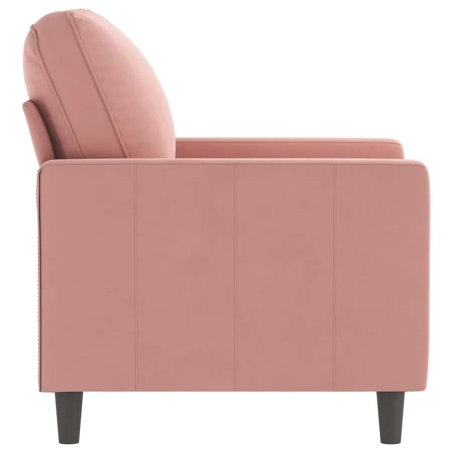 Fauteuil Rose 60 cm Velours - 4