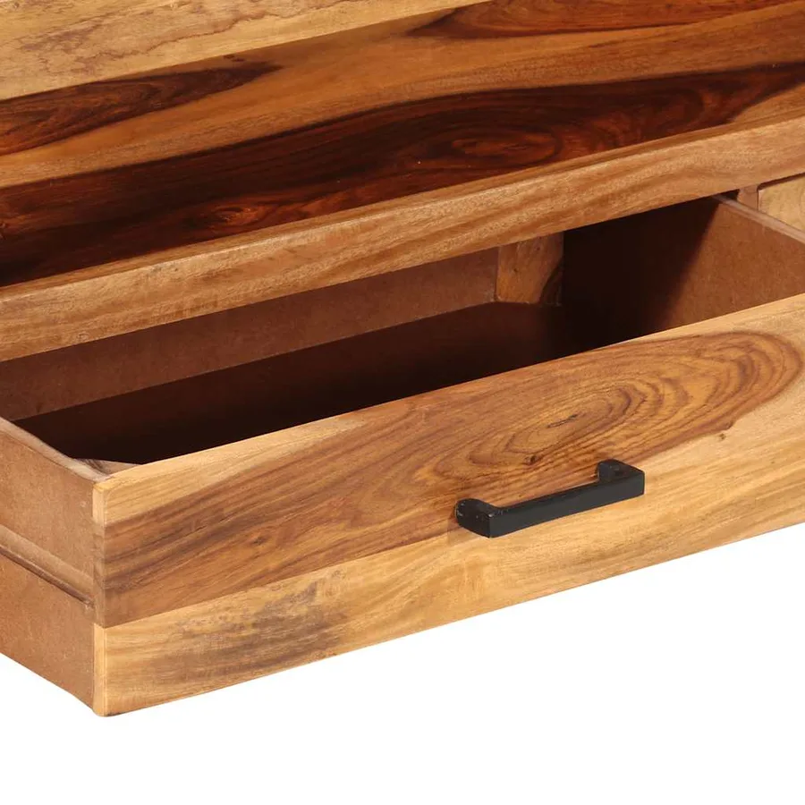Meuble TV 120x35x45 cm Bois solide de Sesham - 9