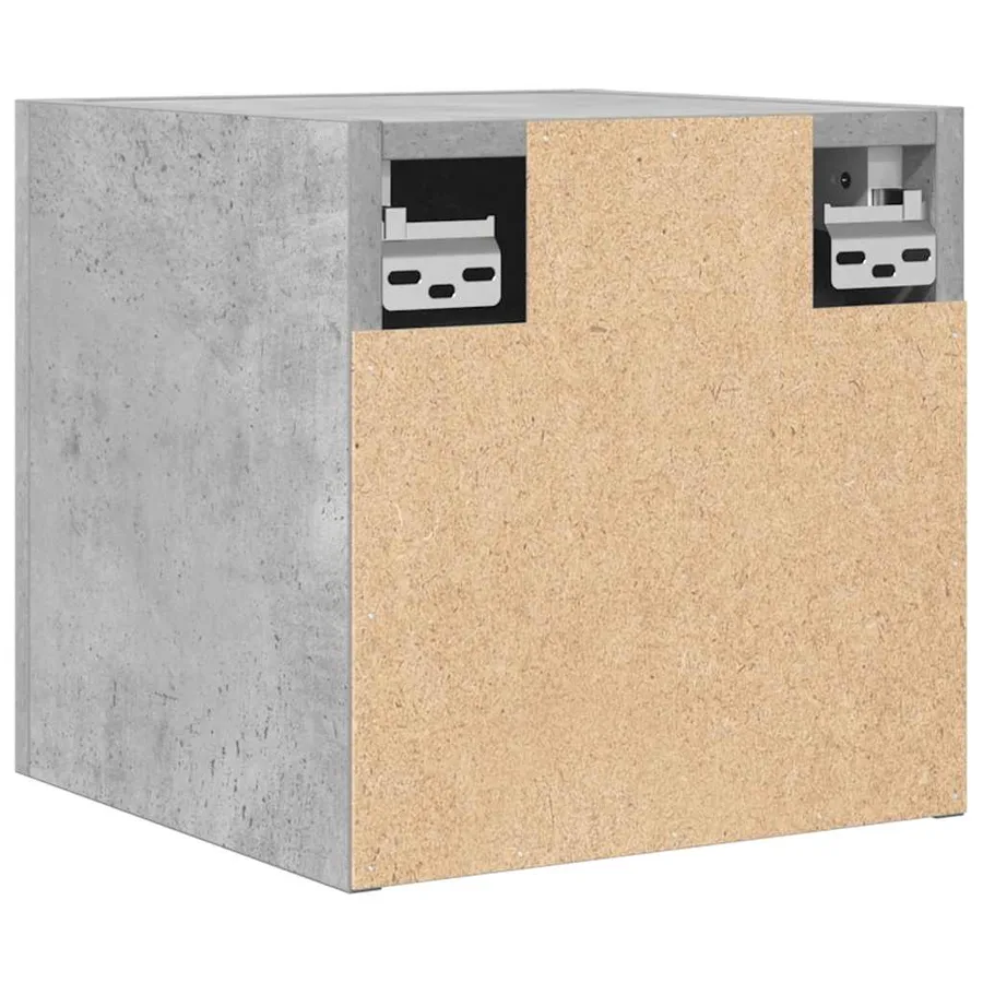 Meubles TV muraux 4 pcs Gris béton 30,5x30x30 cm - 6