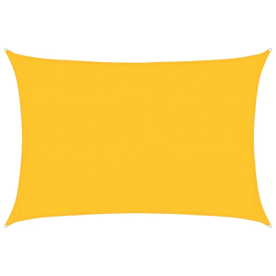 Voile d'ombrage 160 g/m² Jaune 2,5x3,5 m PEHD - 2