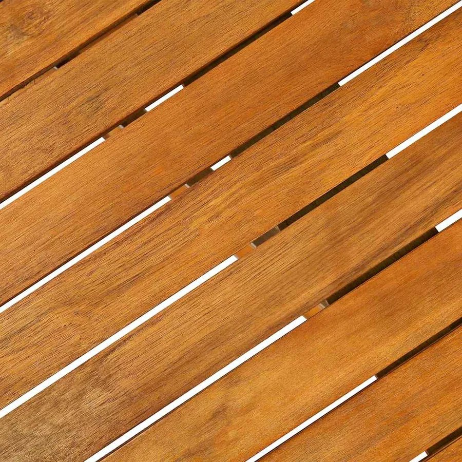 Ensemble à manger de jardin 7 pcs bois massif d'acacia - 10