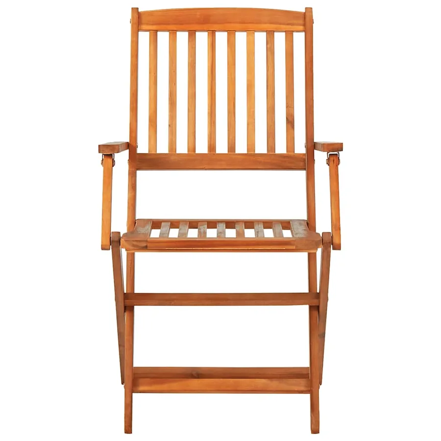 Ensemble à manger de jardin 7 pcs bois massif d'acacia - 13