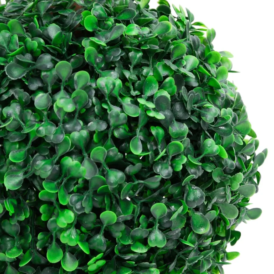 Plante de buis artificiel avec pot Forme de boule Vert 60 cm - 2