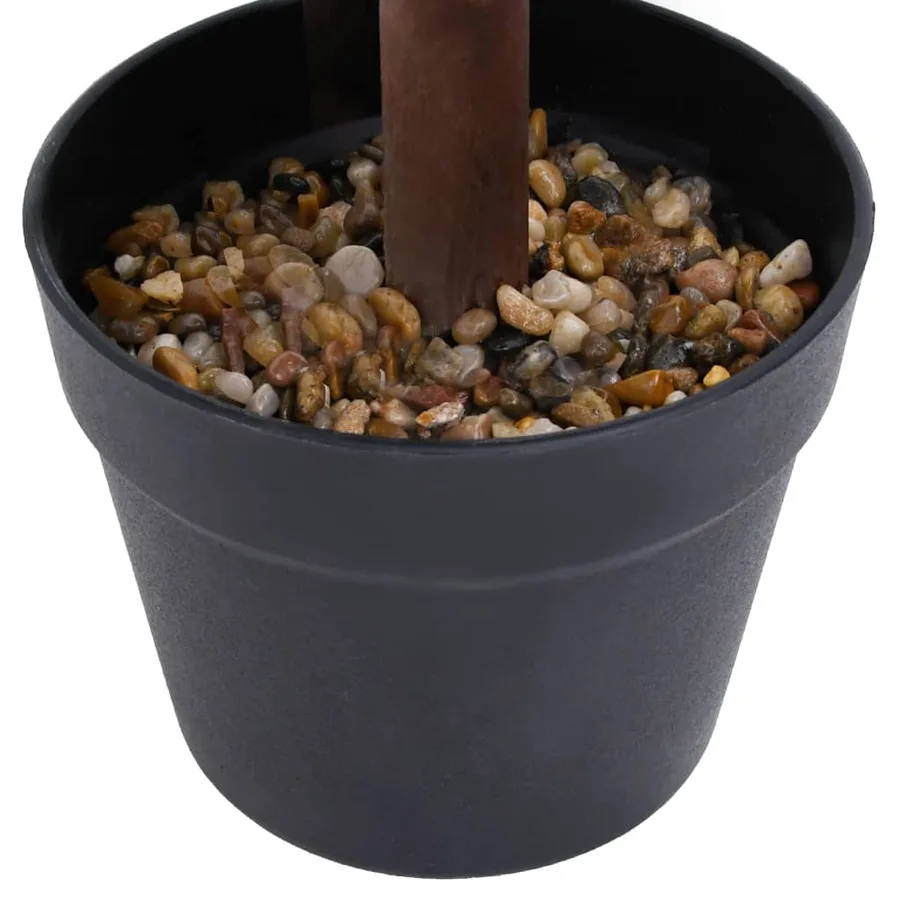 Plante de buis artificiel avec pot Forme de boule Vert 60 cm - 4