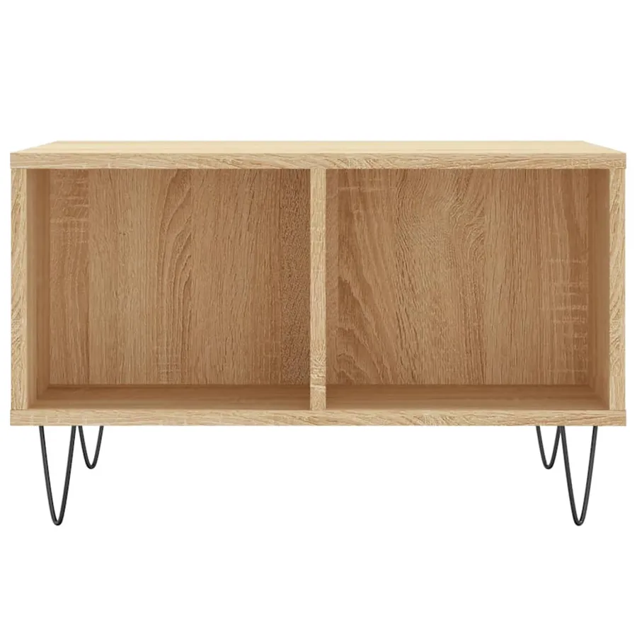 Table basse Chêne sonoma 60x50x36,5 cm Bois d'ingénierie - 4