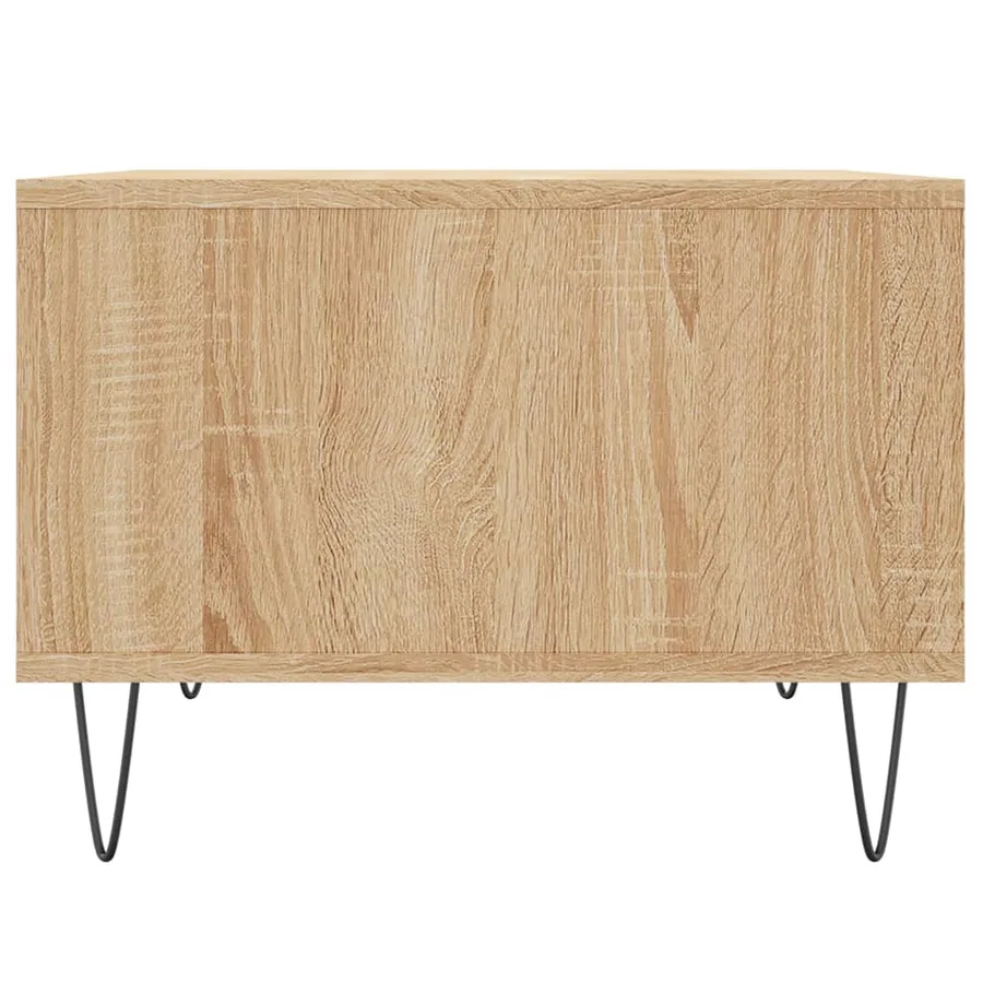 Table basse Chêne sonoma 60x50x36,5 cm Bois d'ingénierie - 5