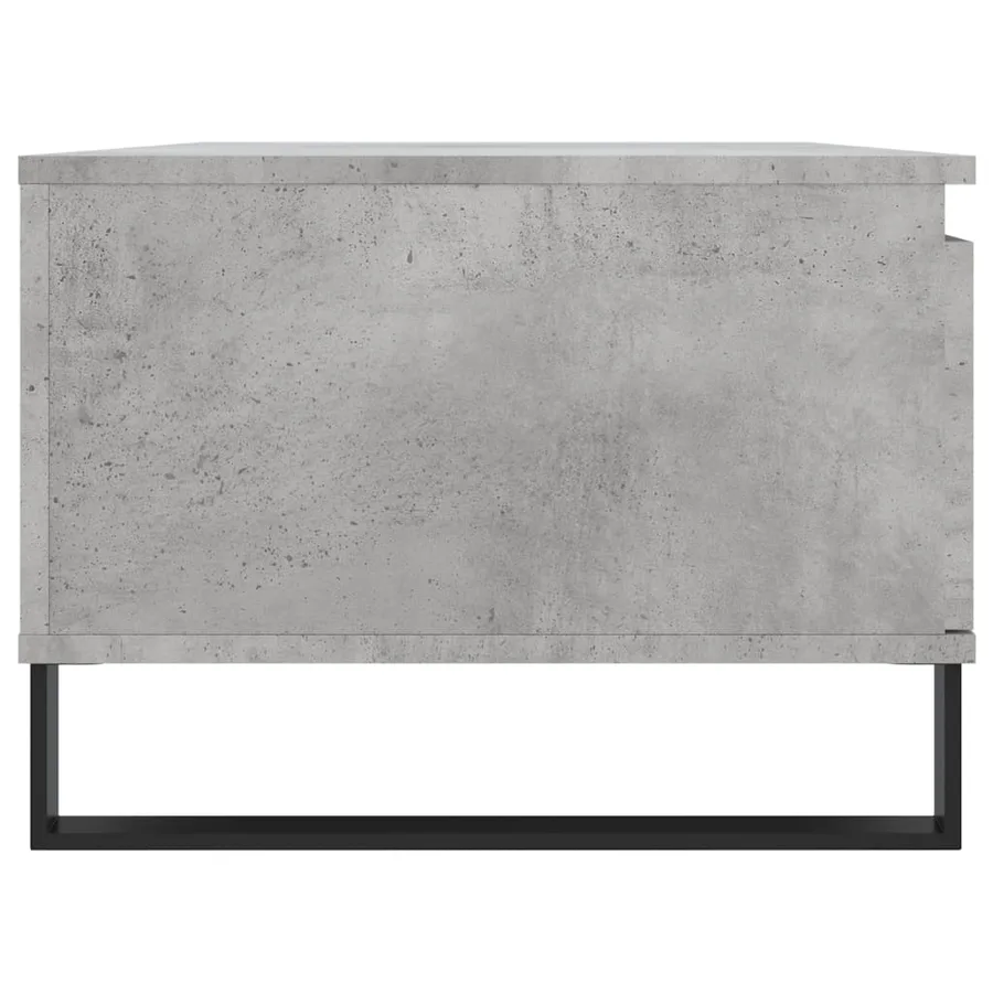 Table basse Gris béton 90x50x36,5 cm Bois d'ingénierie - 7