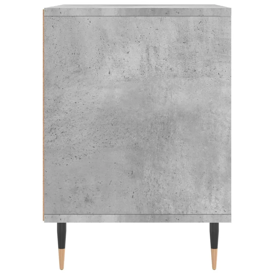 Tables de chevet 2 pcs gris béton 40x35x50 cm bois d’ingénierie - 6