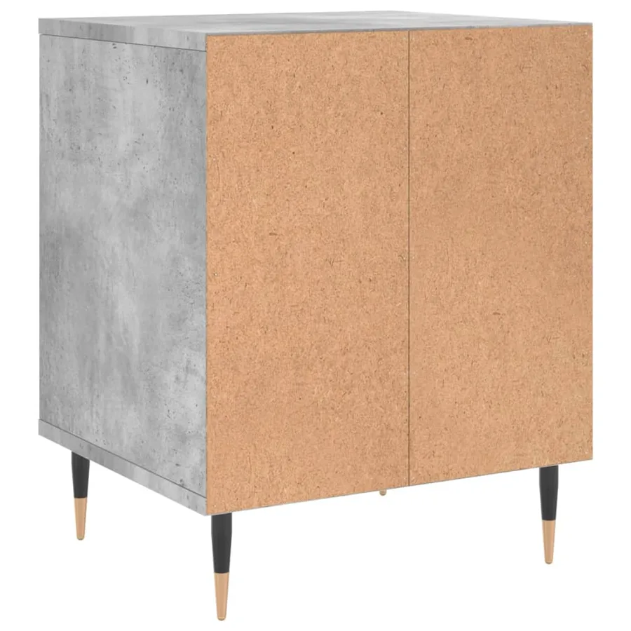 Tables de chevet 2 pcs gris béton 40x35x50 cm bois d’ingénierie - 7