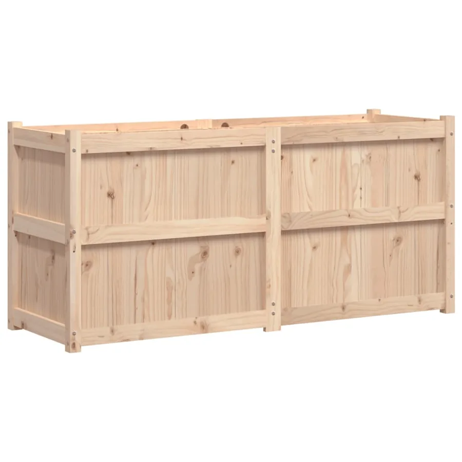 Jardinière 150x50x70 cm bois de pin massif - 2