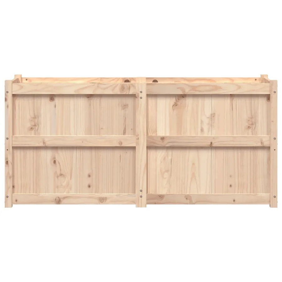 Jardinière 150x50x70 cm bois de pin massif - 5
