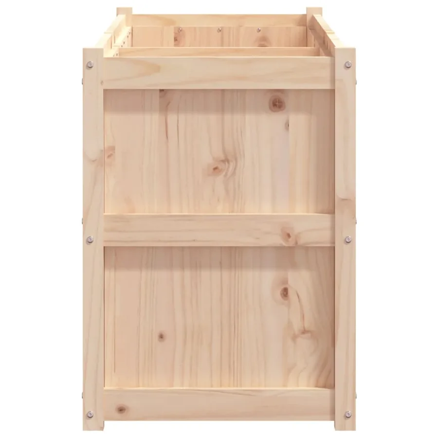 Jardinière 150x50x70 cm bois de pin massif - 6