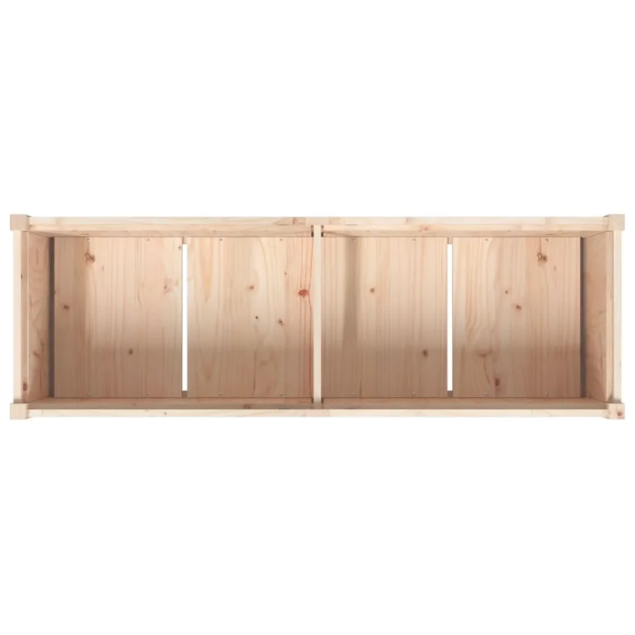 Jardinière 150x50x70 cm bois de pin massif - 8