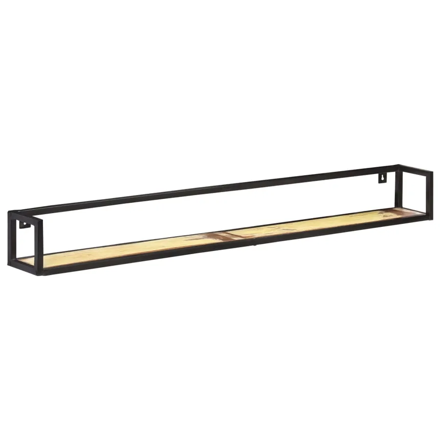 Étagères murales 2 pcs 160 cm Bois de récupération massif - 2