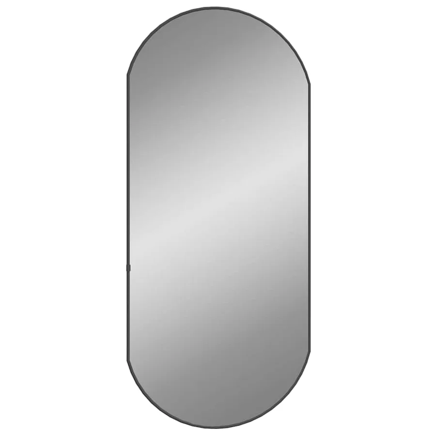Miroir mural Noir 90x40 cm Ovale - 2