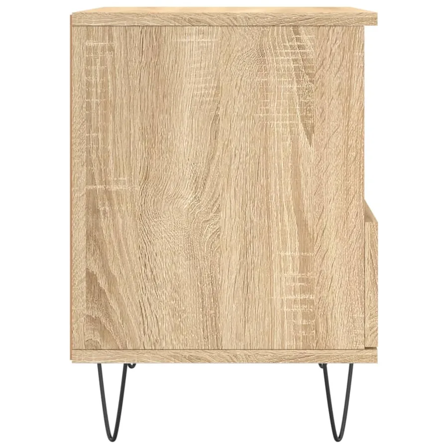 Table de chevet chêne sonoma 40x35x50 cm bois d’ingénierie - 7