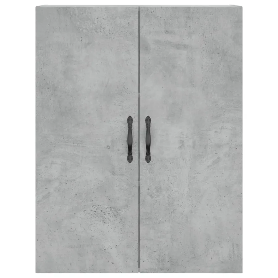 Armoires murales 2 pcs gris béton bois d'ingénierie - 6