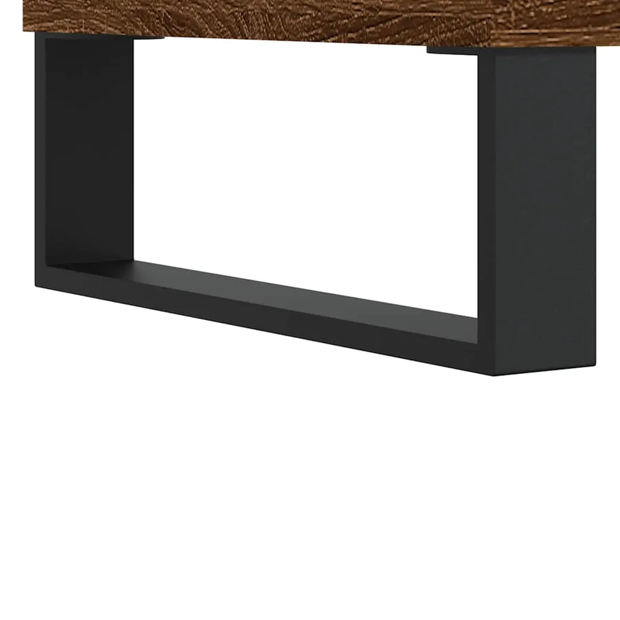 Table basse Chêne marron 60x50x36,5 cm Bois d'ingénierie - 7